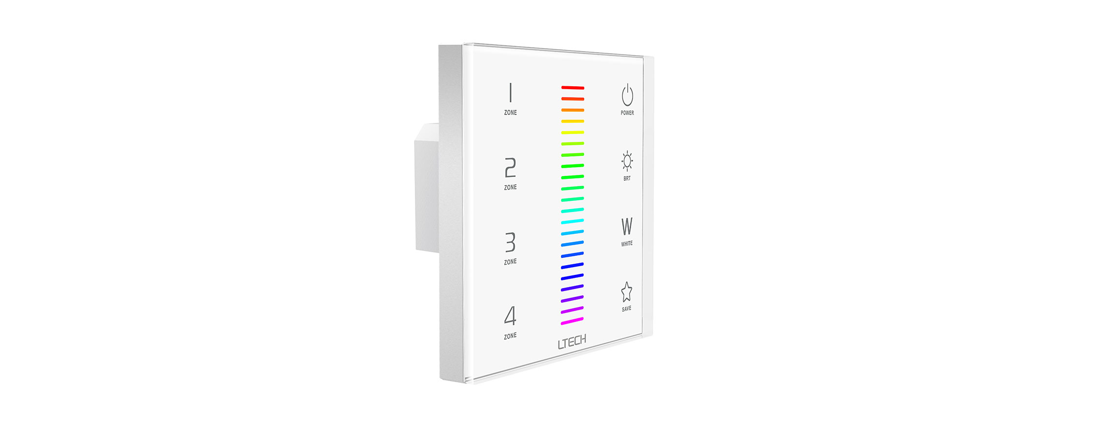 EX8 RGBW European-style touch panel