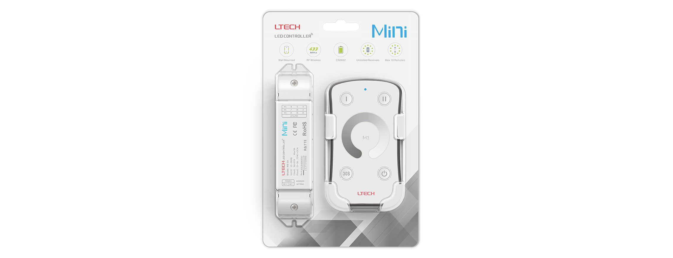 DIM 433MHz Controller M1+M3-3A