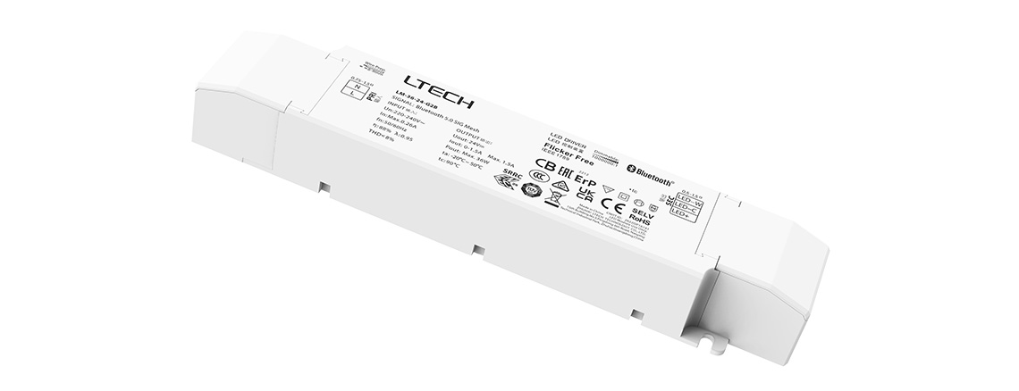 36W 24VDC 藍牙恒壓色溫電源 LM-36-24-G2B