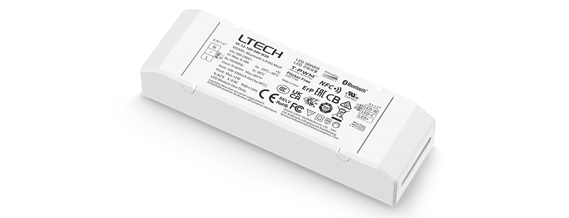 12W 藍牙恒流色溫電源 SE-12-100-500-W2B