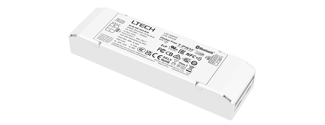 40W 藍牙恒流色溫電源 SE-40-300-1050-W2B