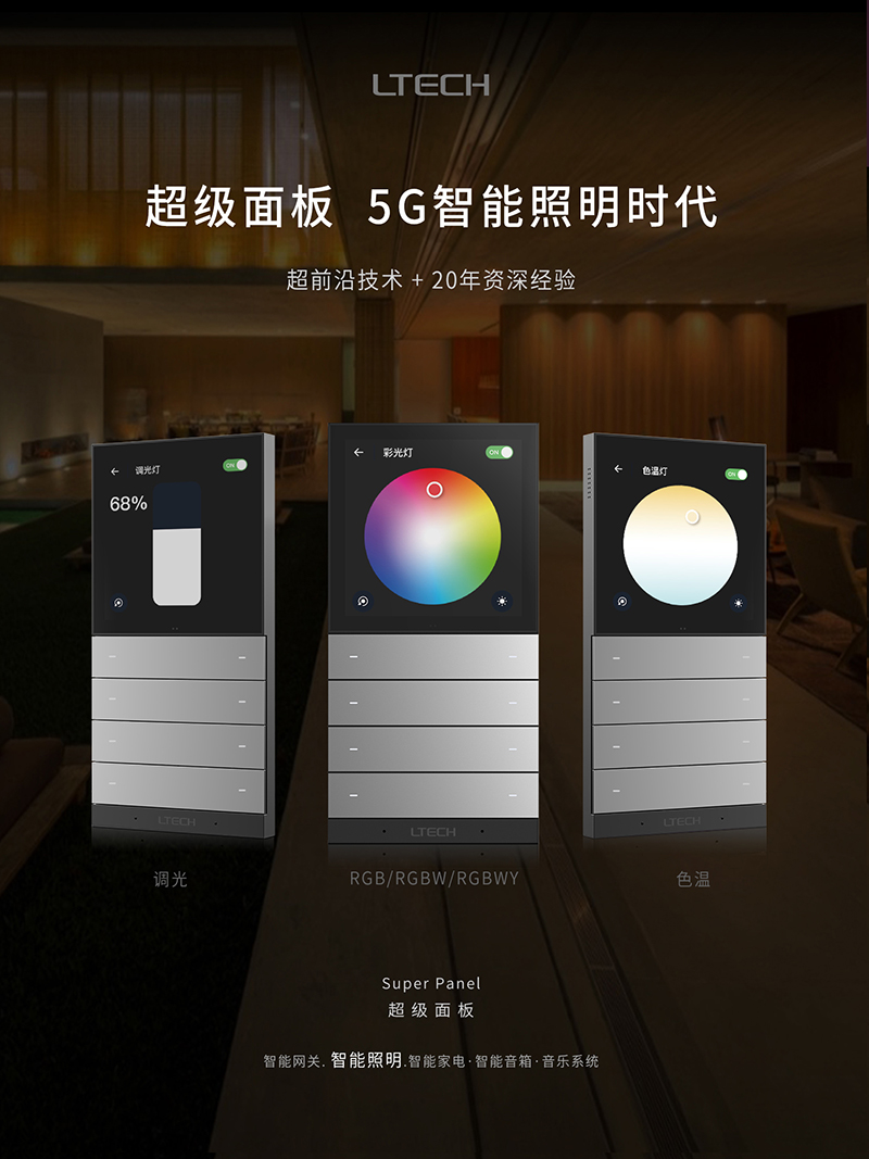 LTECH超級面板-5G照明篇