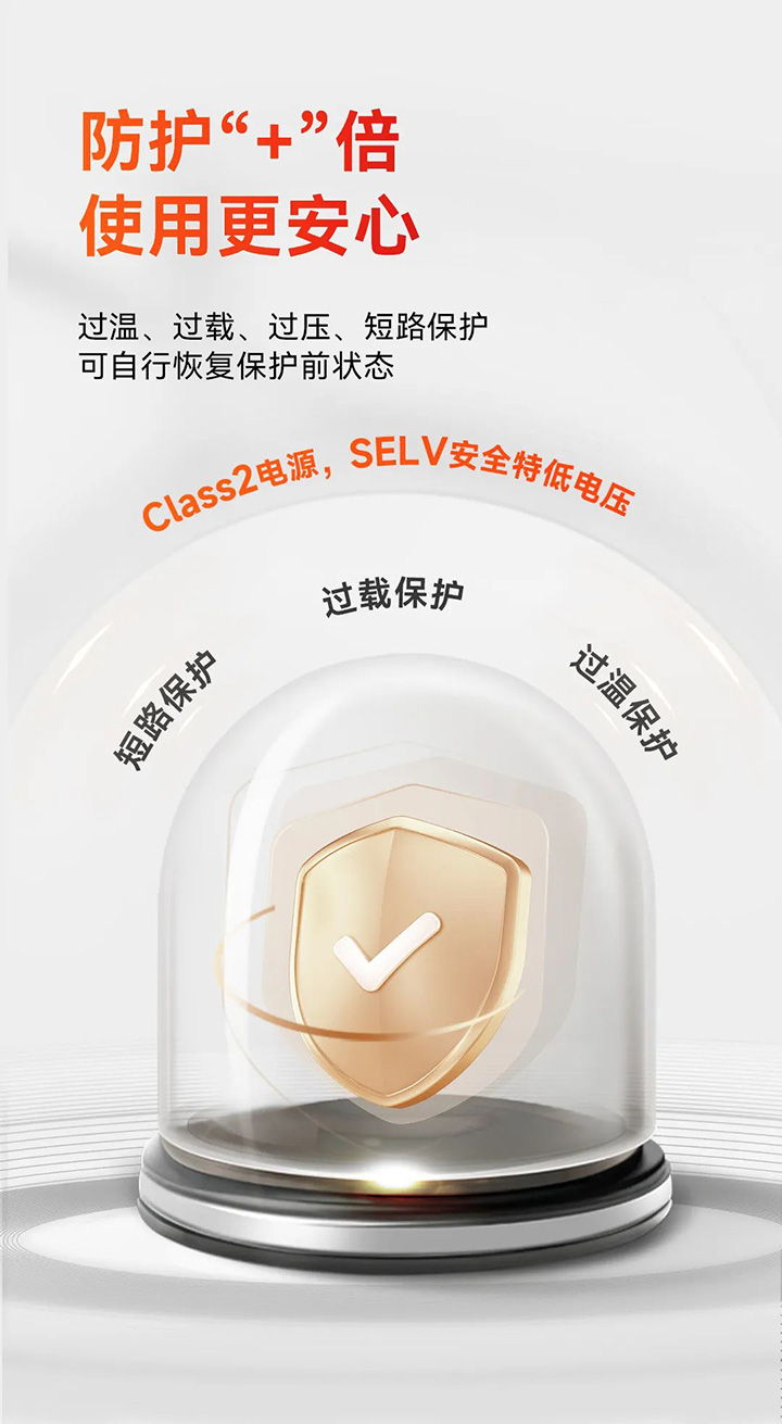 雷特240W大功率NFC可編程智能電源-防護加倍