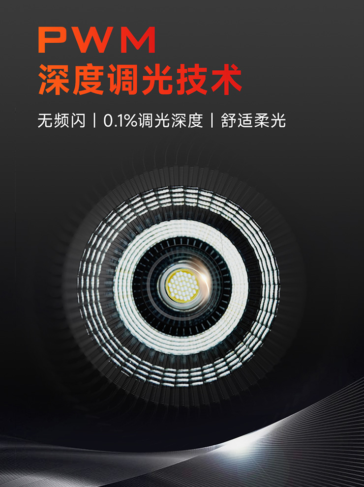 雷特LED智能電源PWM深度調光技術