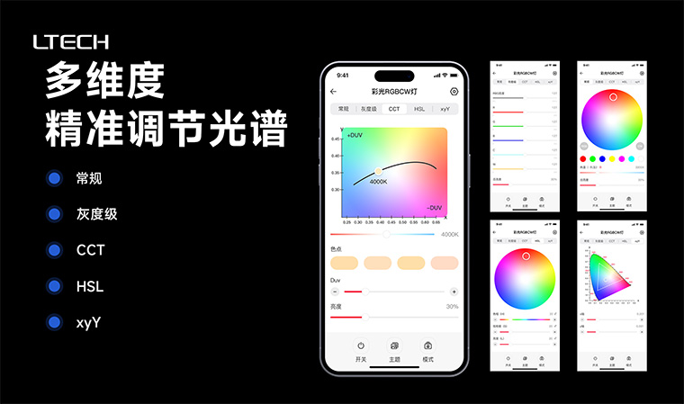 香港展參展產品-雷特NFC藍牙RGBCW智能電源
