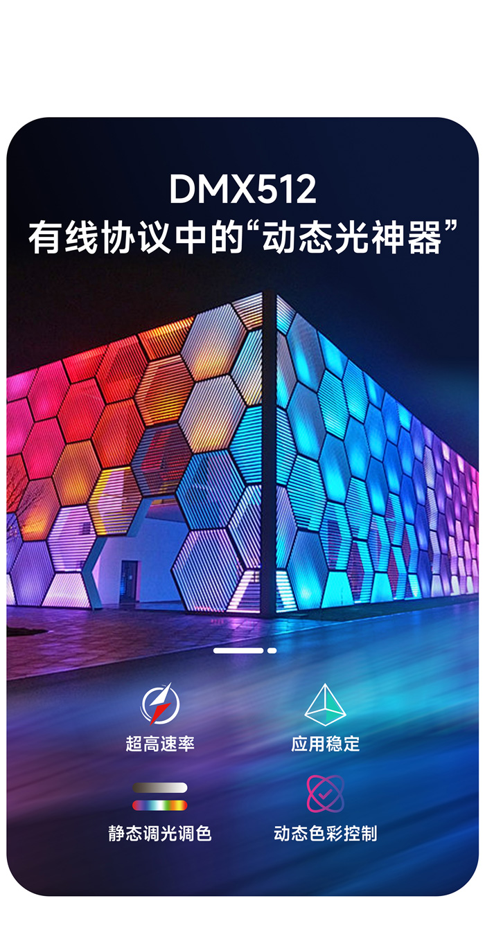 EB系列DMX512有線協議控制