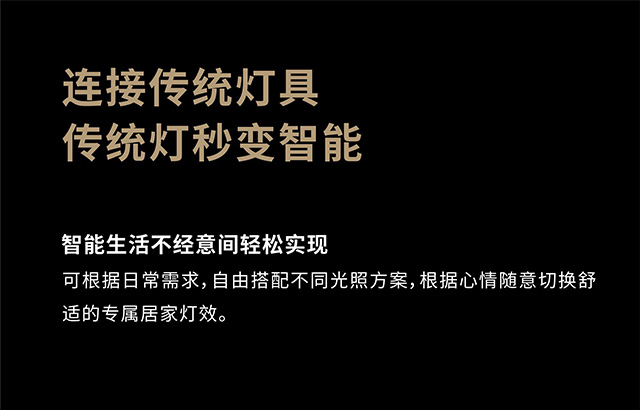超級智能開關可控傳統燈具
